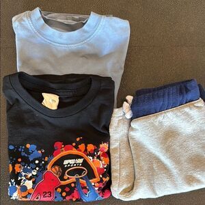 Bundle of Kids Upward Sports Graphic Tee and Shorts Set size 5T